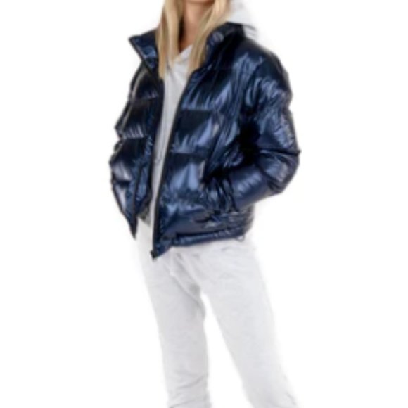 KUWALLA metallic blue jacket size L - Picture 2 of 7